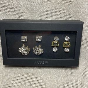 3 pair set J Crew earrings